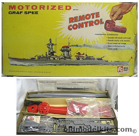 ITC 1/350 Motorized Remote Control Graf Spee Battleship, 36475-398 plastic model kit